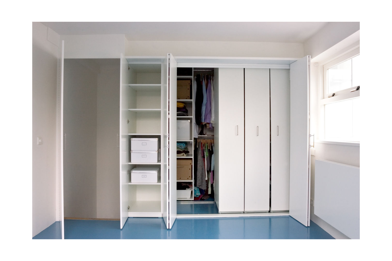 Dubbele kast, Gosker Interieur Architectuur Gosker Interieur Architectuur Phòng thay đồ phong cách hiện đại Wardrobes & drawers