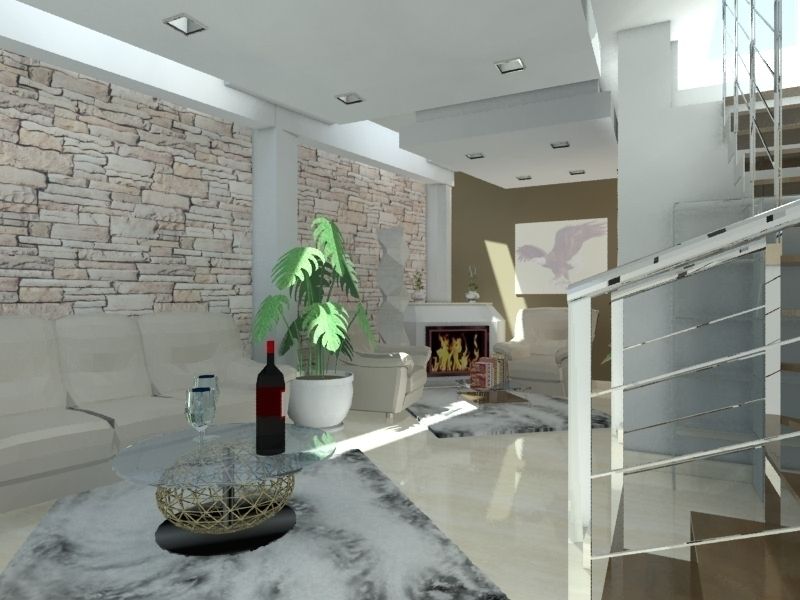 Living room - Catania, studio appalti e grafica studio appalti e grafica قبو النبيذ