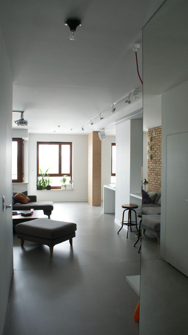 LOFT W WIALANOWIE, t design t design Livings de estilo industrial