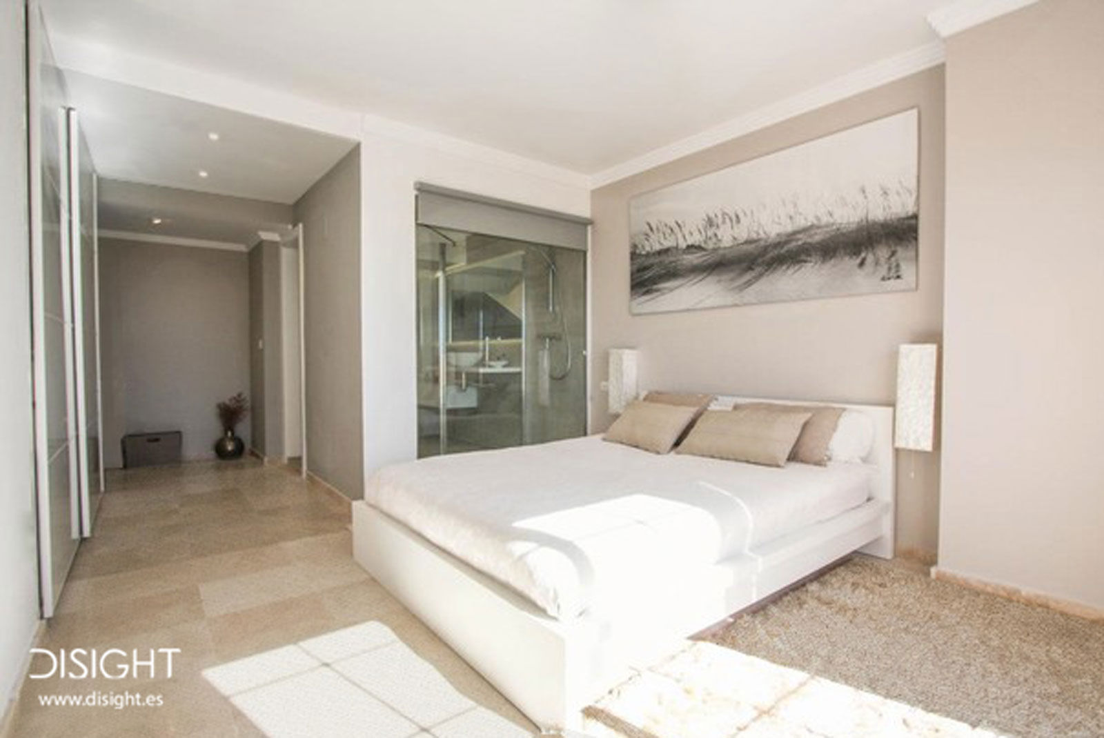 Residencial Atico Rio Real Marbella, DISIGHT DISIGHT Minimalist Yatak Odası