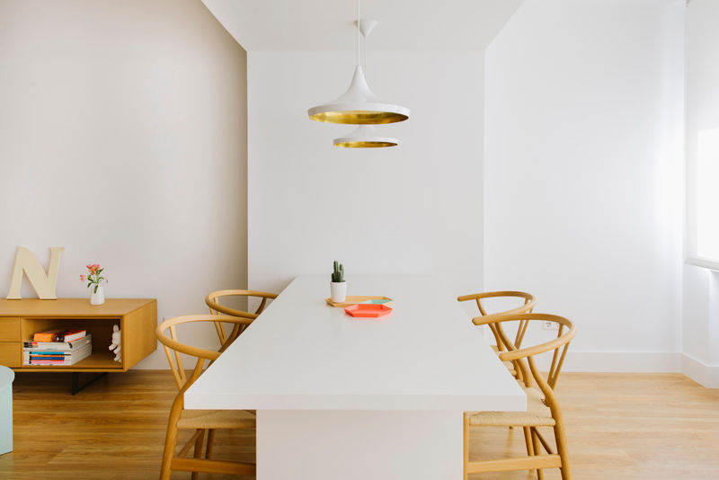 Vivienda zona Quevedo, Madrid, nimú equipo de diseño nimú equipo de diseño Ruang Makan Modern