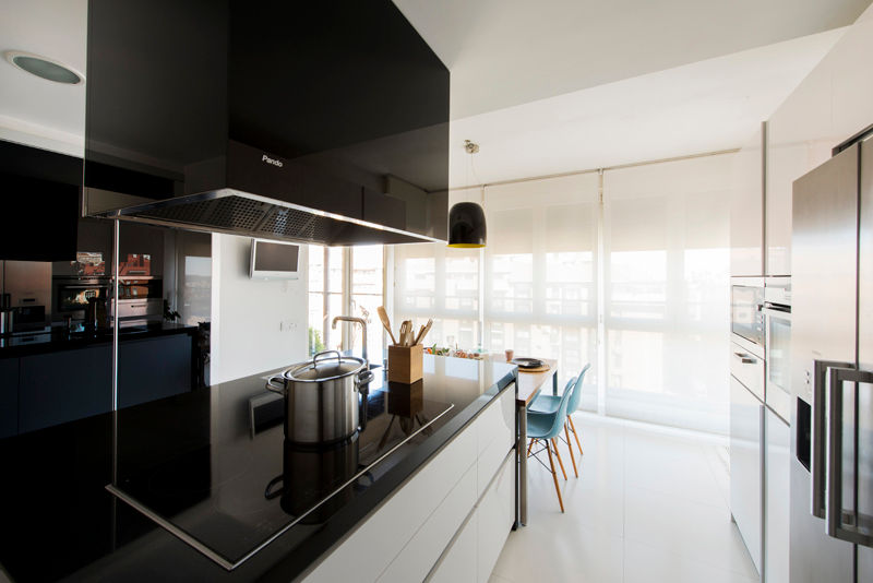 Vivienda zona Acacias, Madrid, nimú equipo de diseño nimú equipo de diseño Cocinas de estilo moderno