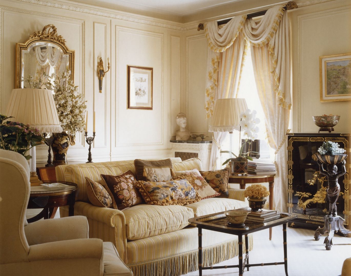 Mayfair Apartment - Drawing Room Meltons Salon classique