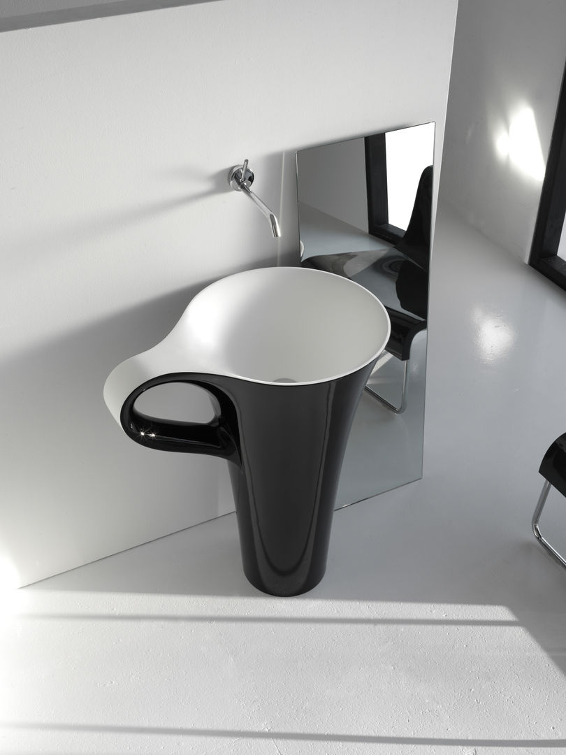 Lavabo CUP negro / blanco CAZAÑA DESIGN S.L. Baños modernos