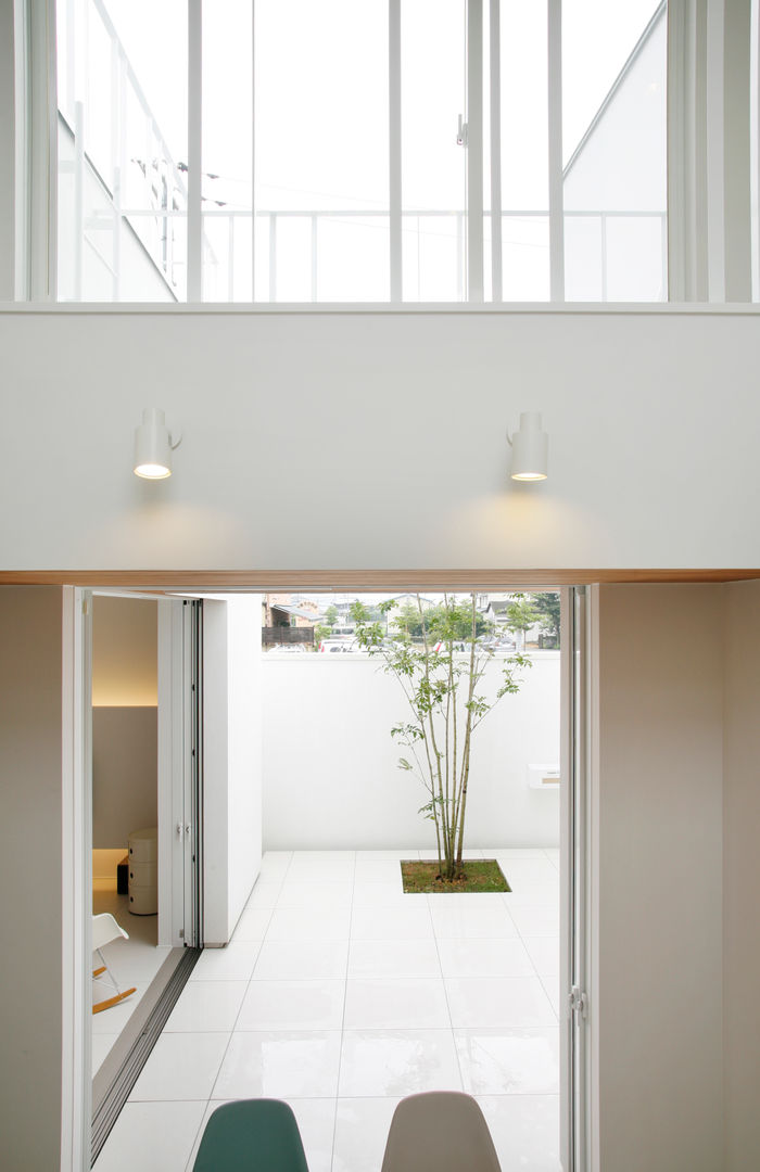 house ma, アークス建築デザイン事務所 アークス建築デザイン事務所 Jardin moderne