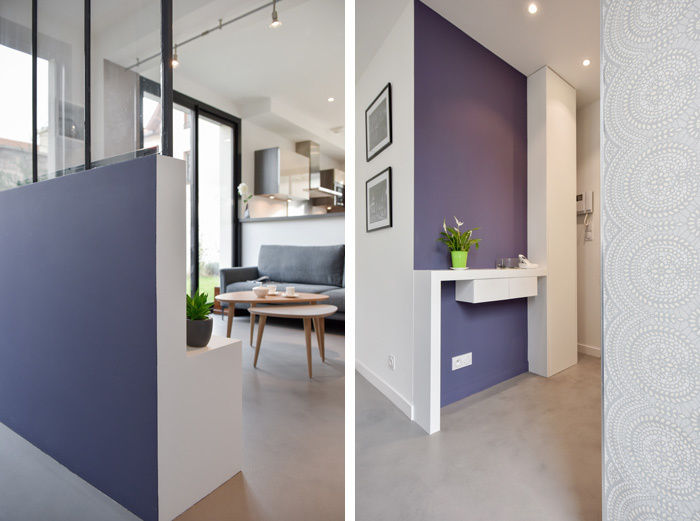 homify Couloir, entrée, escaliers modernes