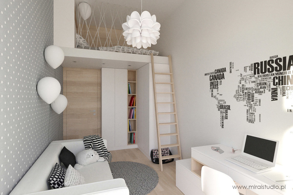 homify Scandinavian style nursery/kids room