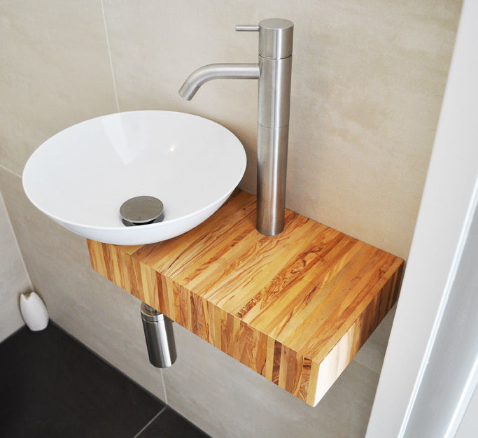 Meubels olijfhout, NokNok NokNok Kamar Mandi Minimalis Sinks