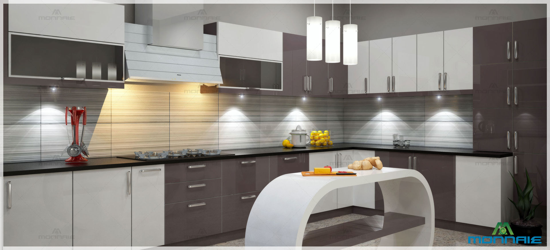 A prestigious Project By Monnaie Interior Designers, Monnaie Interiors Pvt Ltd Monnaie Interiors Pvt Ltd Cocinas modernas