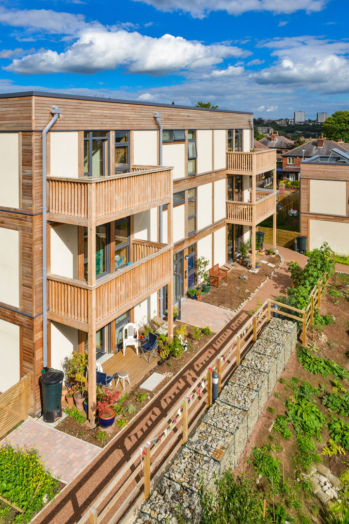 LILAC Co-Housing, a room with a view ModCell Casas modernas