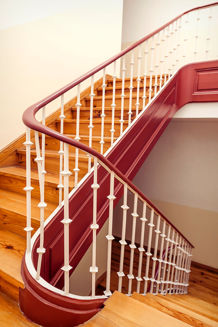 Decoração de apartamento particular, Staging Factory Staging Factory Rustic style corridor, hallway & stairs