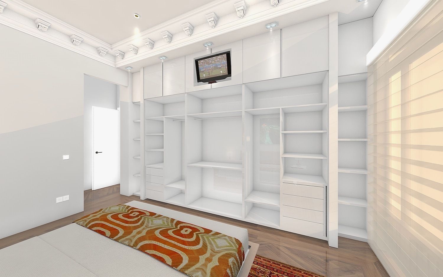 homify Kamar Tidur Modern Wardrobes & closets