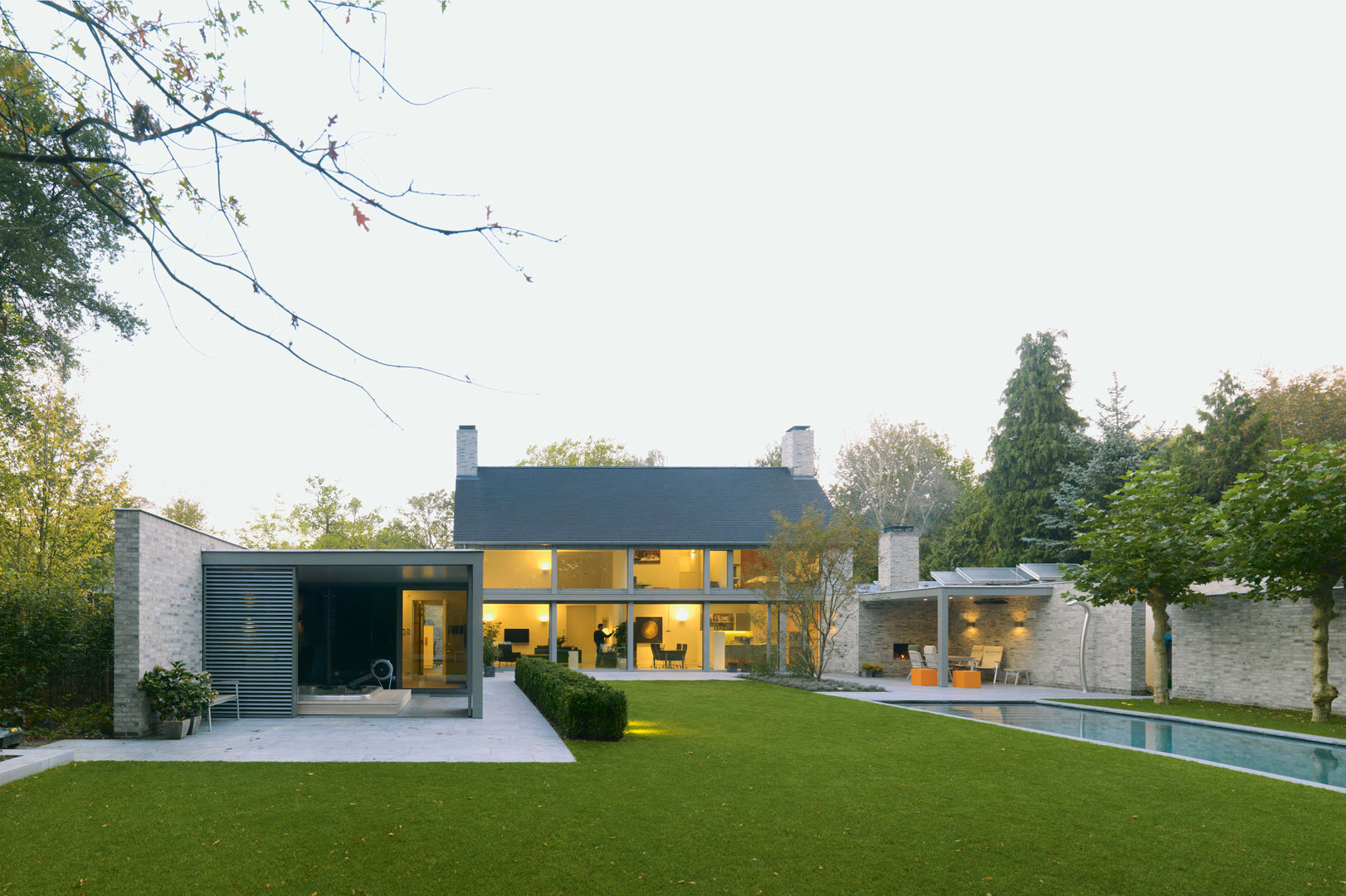 Villa Rotonda Goirle, Bedaux de Brouwer Architecten Bedaux de Brouwer Architecten Modern houses