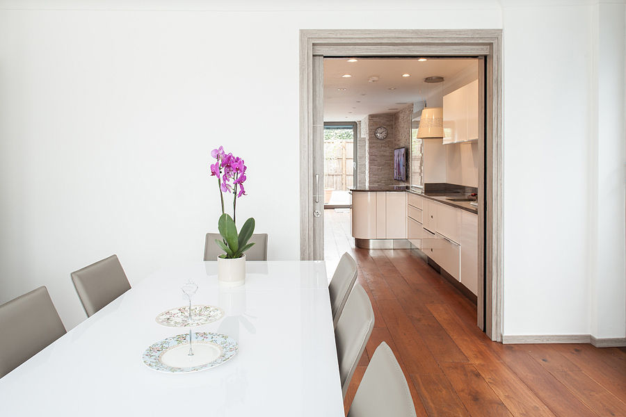 New Build House, London, Nic Antony Architects Ltd Nic Antony Architects Ltd Modern dining room