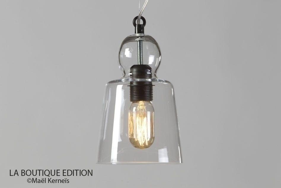 Suspension en Verre, La Boutique Paris La Boutique Paris Modern Living Room Lighting