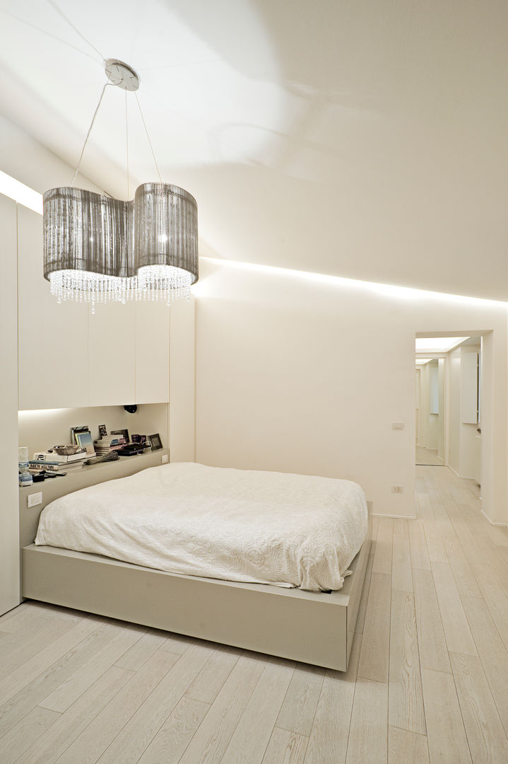 APPARTAMENTO A MILANO, bdastudio bdastudio Minimalist bedroom