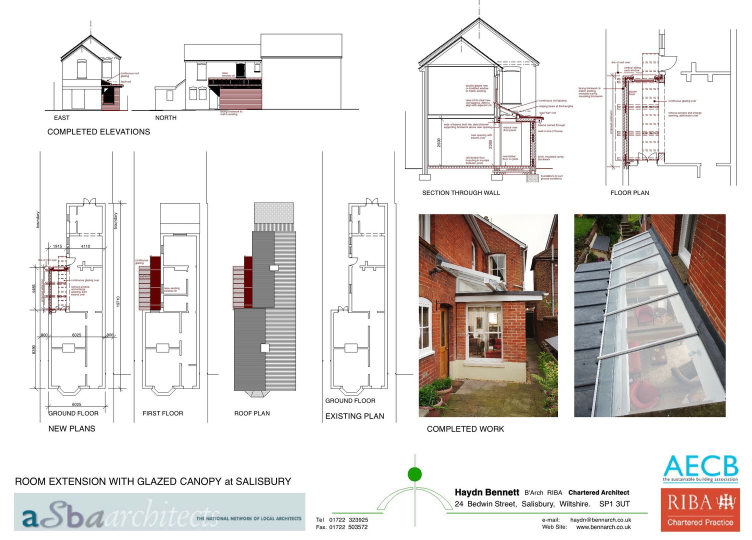 Marlborough Road - Extension to Single Room Haydn Bennett Chartered Architect Modern Living Room