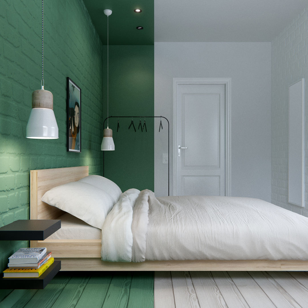 Интерьер OOD, INT2architecture INT2architecture Small bedroom