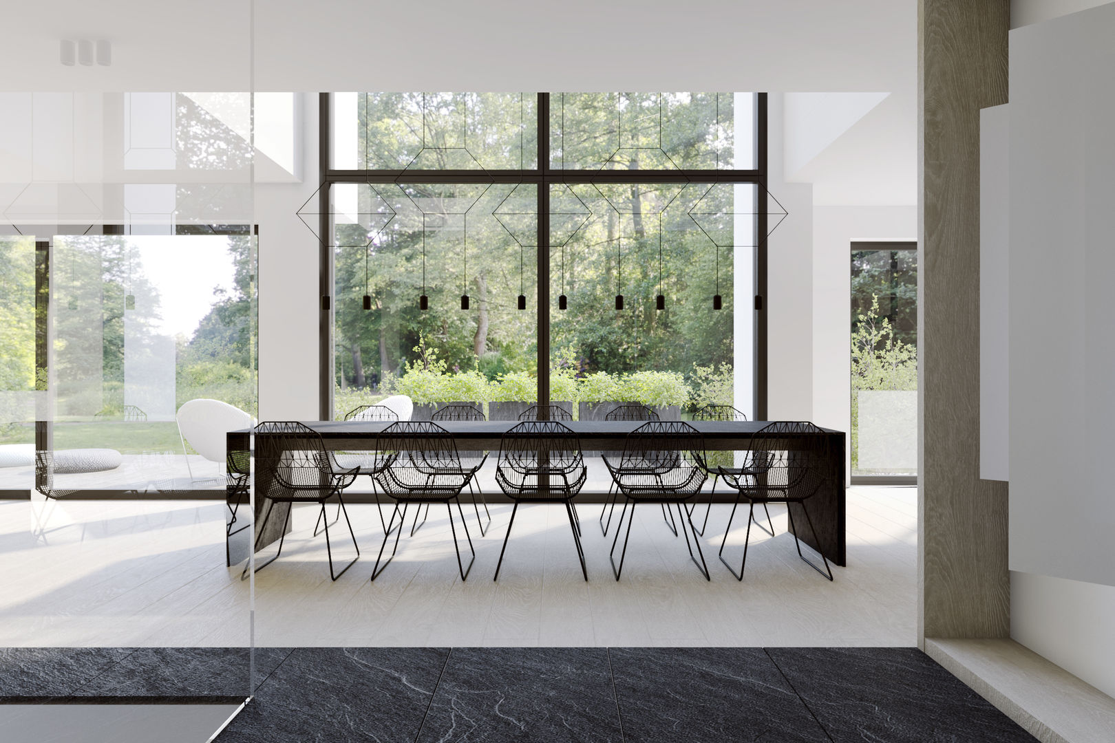 DOM W LUXEMBURGU, KUOO ARCHITECTS KUOO ARCHITECTS Minimalist dining room