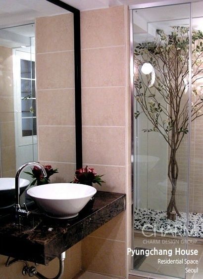 평창동 주택, 참공간 디자인 연구소 참공간 디자인 연구소 Modern bathroom