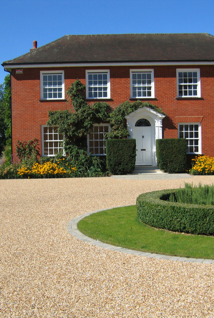 Sweeping Driveway Paul Dracott Garden Design Jardin rural