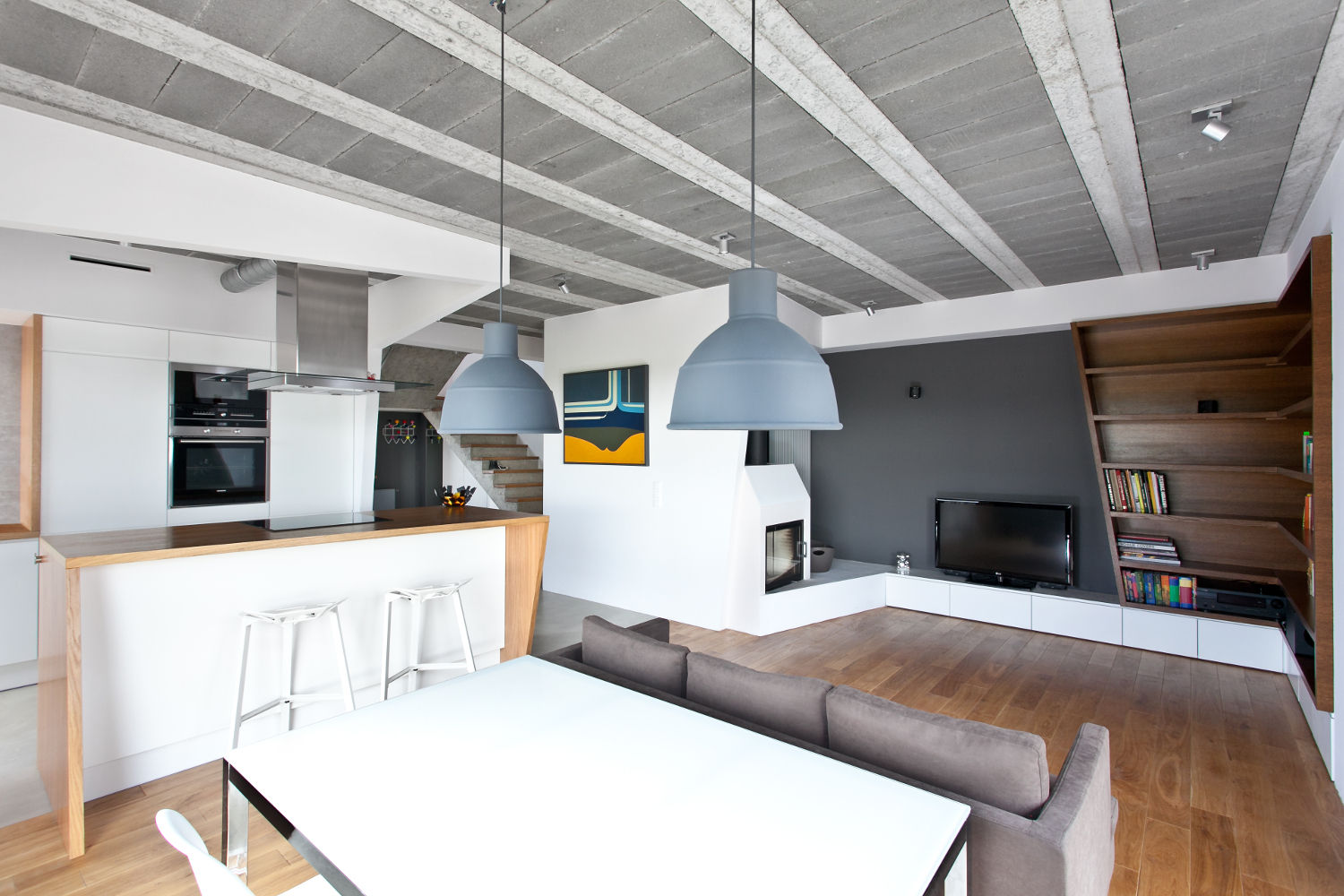 Beam & Block House, mode:lina™ mode:lina™ Salas modernas