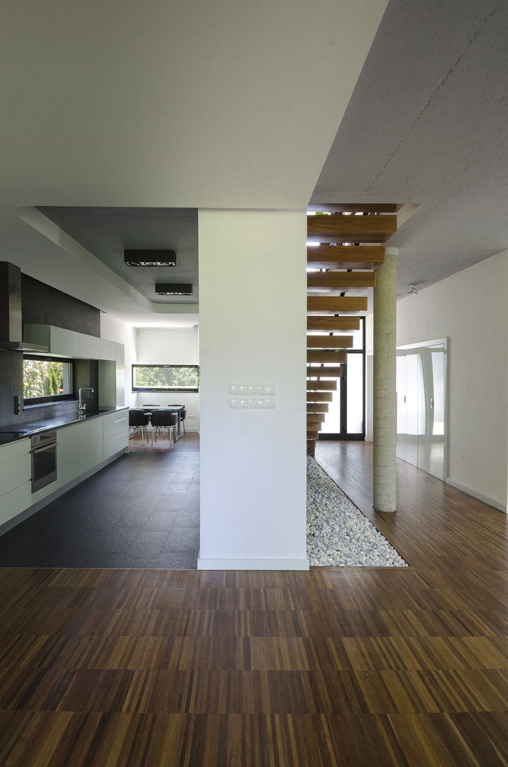 DOM W KLAUDYNIE, PAWEL LIS ARCHITEKCI PAWEL LIS ARCHITEKCI Modern Kitchen