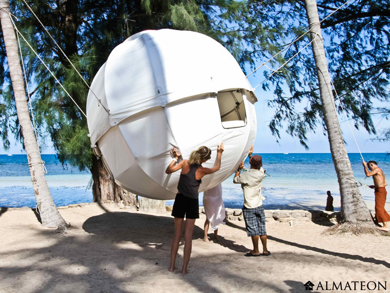 Tentes cocoon Tree Bed, Almateon Almateon 庭院