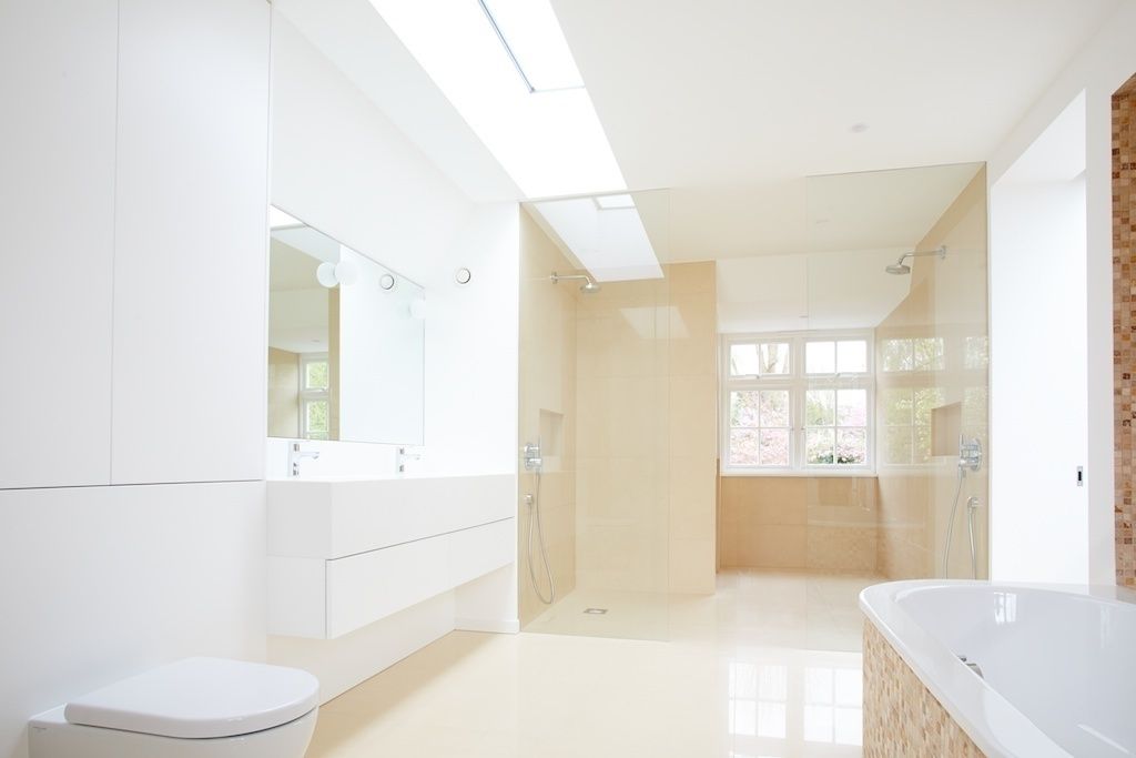 North London House Extension, Caseyfierro Architects Caseyfierro Architects Modern bathroom