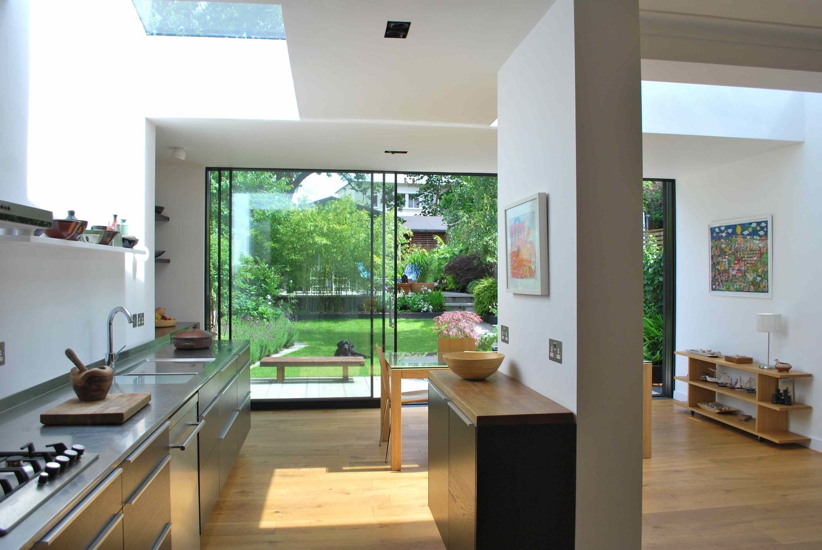 Suburban House Extension North London, Caseyfierro Architects Caseyfierro Architects Kitchen