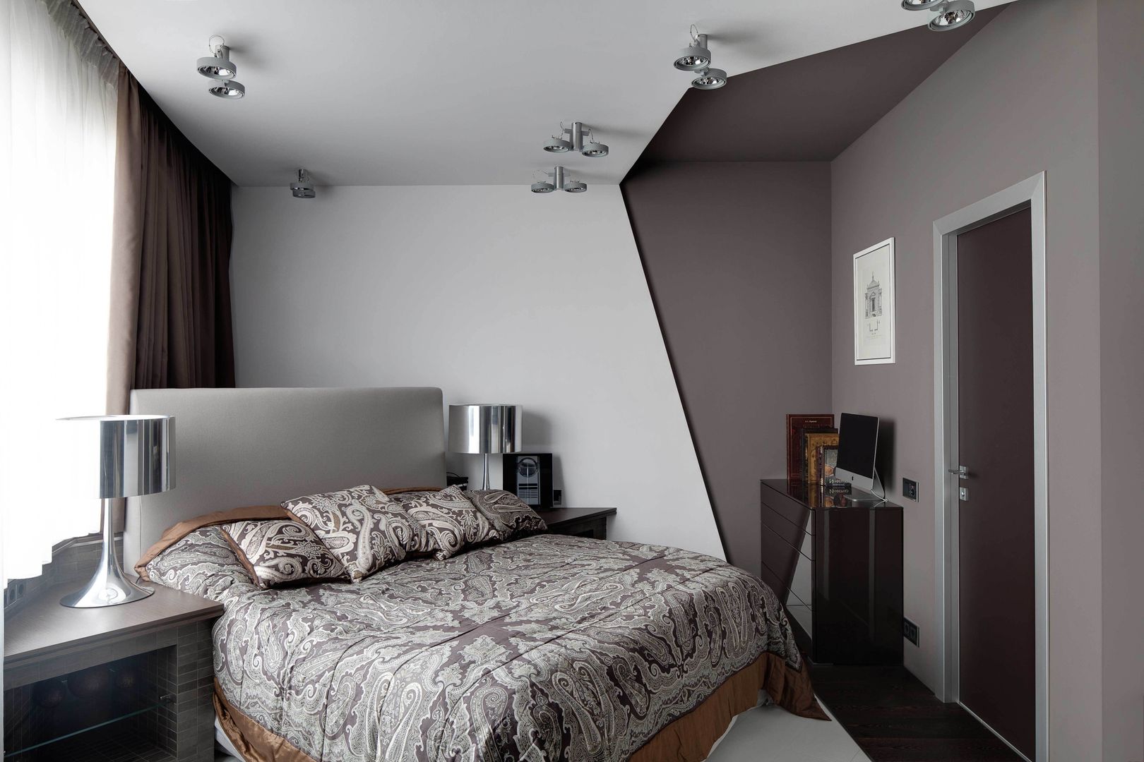 Квартира на Ленинградке, ARTRADAR ARCHITECTS ARTRADAR ARCHITECTS Dormitorios de estilo minimalista