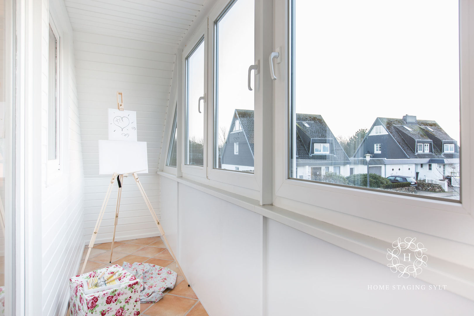Home Staging Doppelhaus in Westerland/Sylt, Home Staging Sylt GmbH Home Staging Sylt GmbH Classic style balcony, porch & terrace