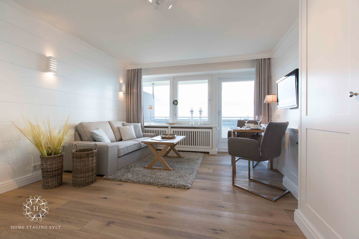 Redesign Appartement am Meer, Home Staging Sylt GmbH Home Staging Sylt GmbH