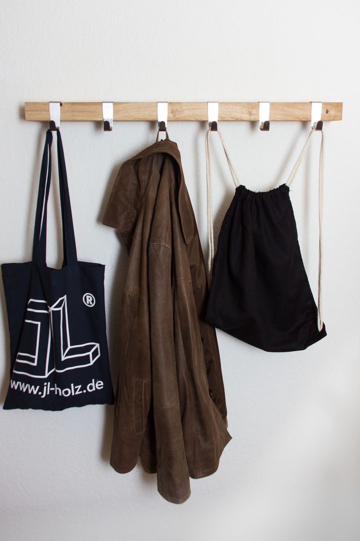 JL-Holz Garderobe Marie, JL-Holz JL-Holz Modern Corridor, Hallway and Staircase Clothes hooks & stands