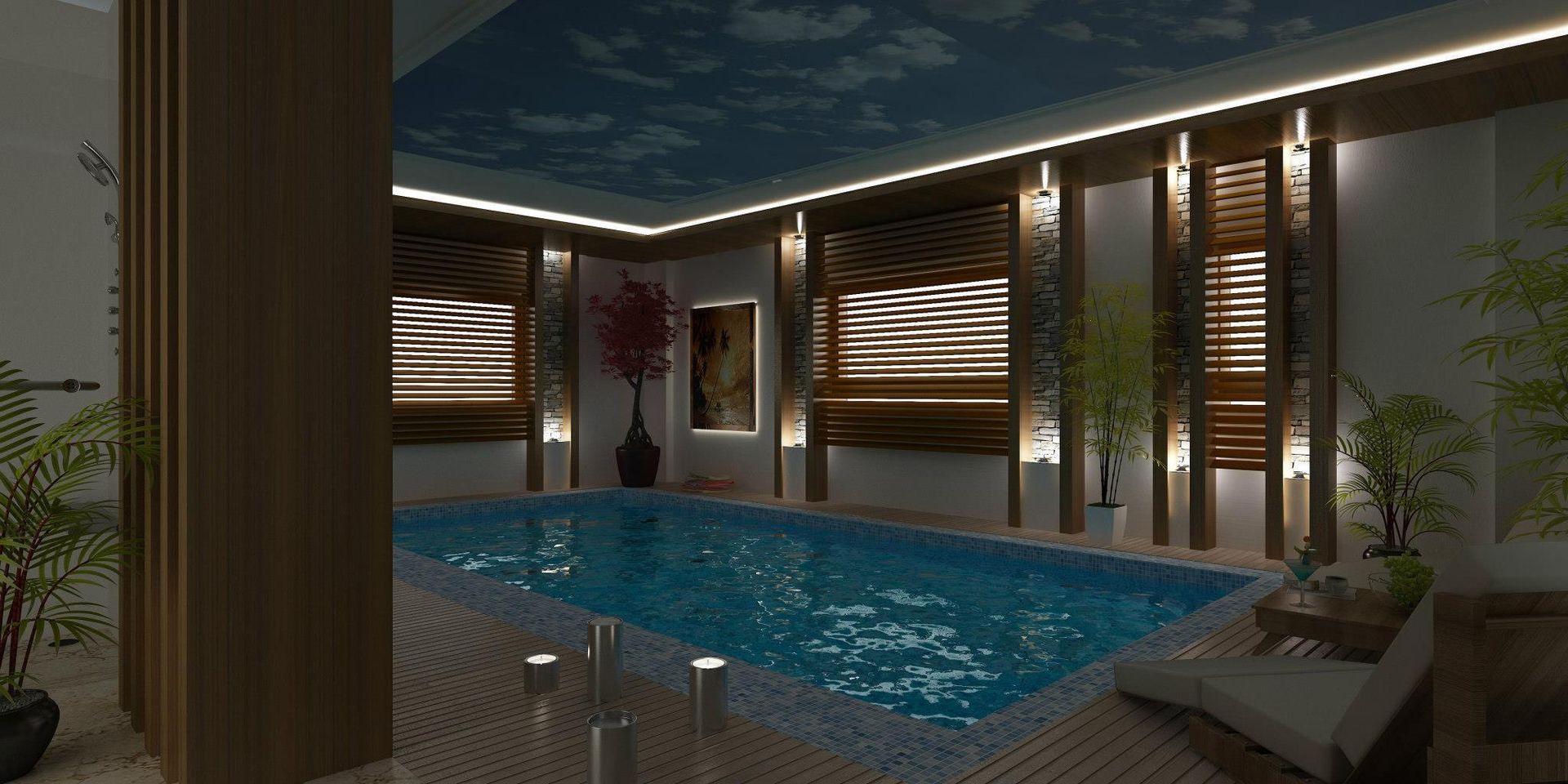 VİLLA N'MODA (DENİZLİ), CANSEL BOZKURT interior architect CANSEL BOZKURT interior architect Piscinas