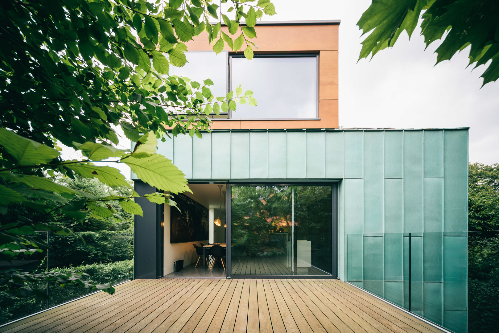 house of architects_5_arc2 ArC2 Fabryka Projektowa sp.z o.o. Balcone, Veranda & Terrazza in stile minimalista