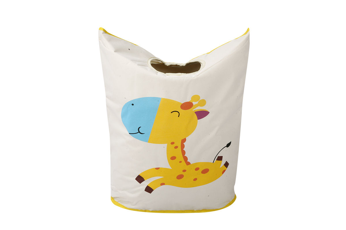 UberLyfe Foldable Hopping Giraffe Laundry Bag cum Storage Box for Kids - Large Uberlyfe Modern nursery/kids room Storage