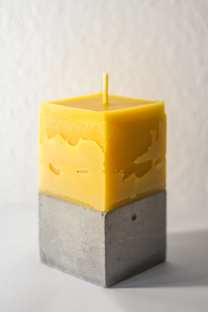 Beton Bienenwachs Kerze, Accidental Concrete Accidental Concrete Bedroom Accessories & decoration