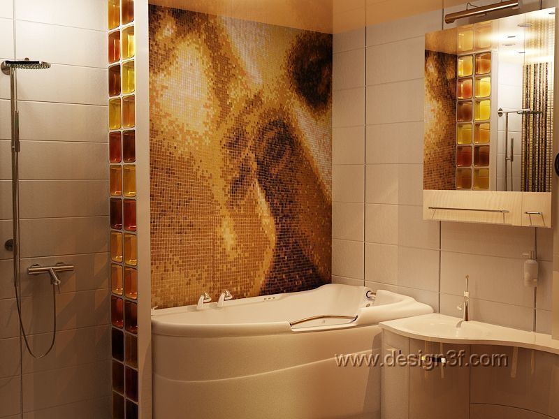 ванная студия Design3F Ванная комната в стиле модерн
