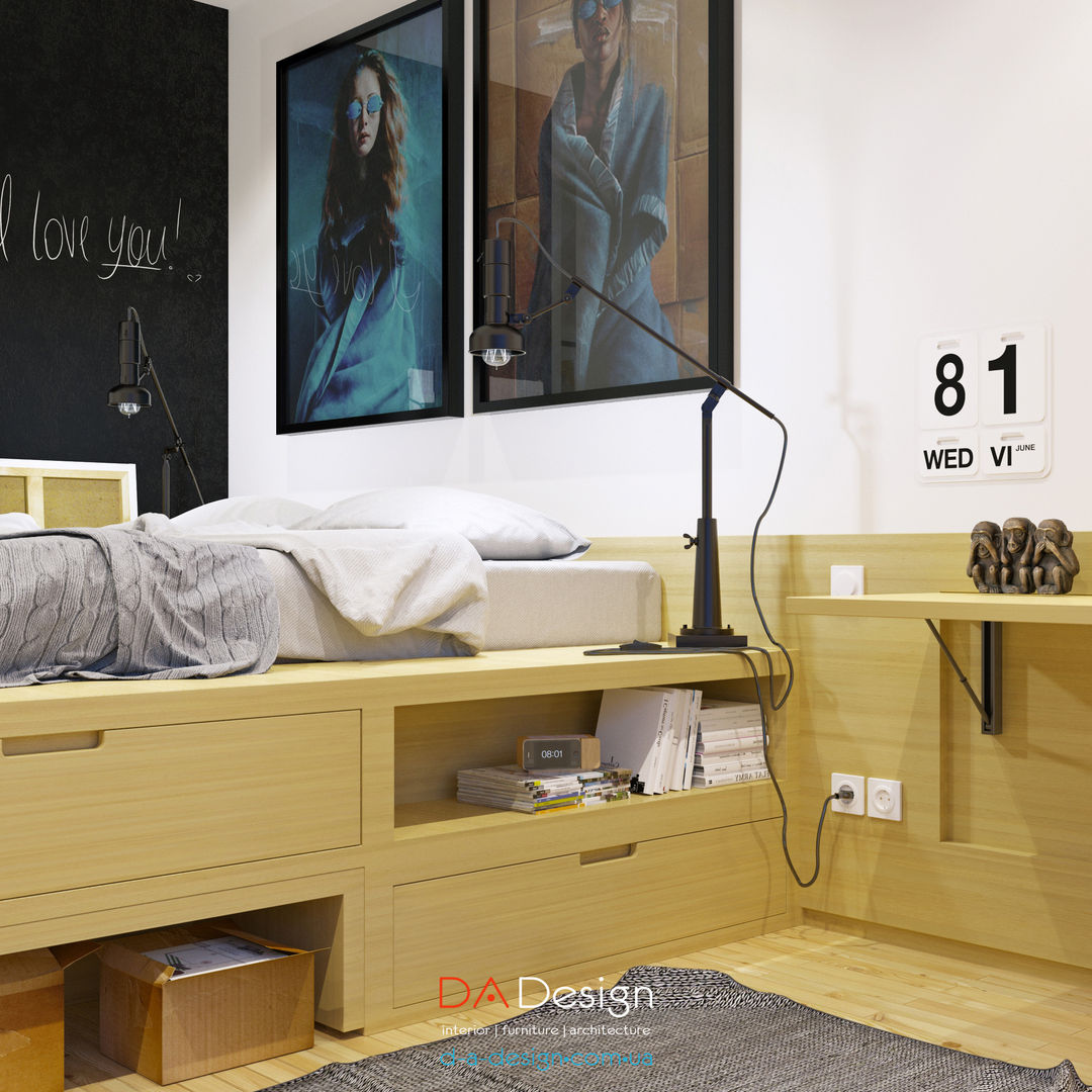 Minimal Project, DA-Design DA-Design Chambre minimaliste