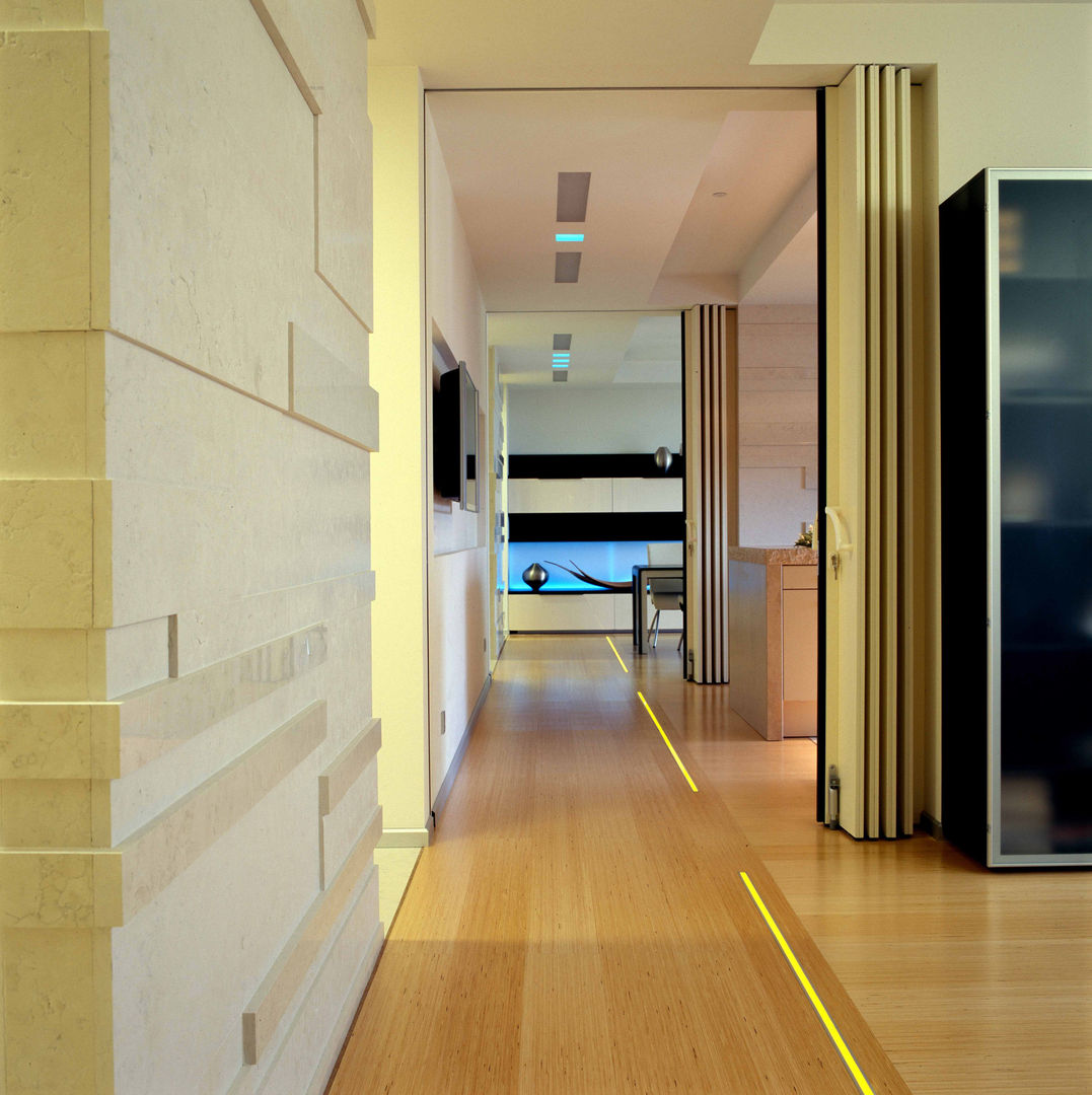 Gallery homify Corredores, halls e escadas modernos