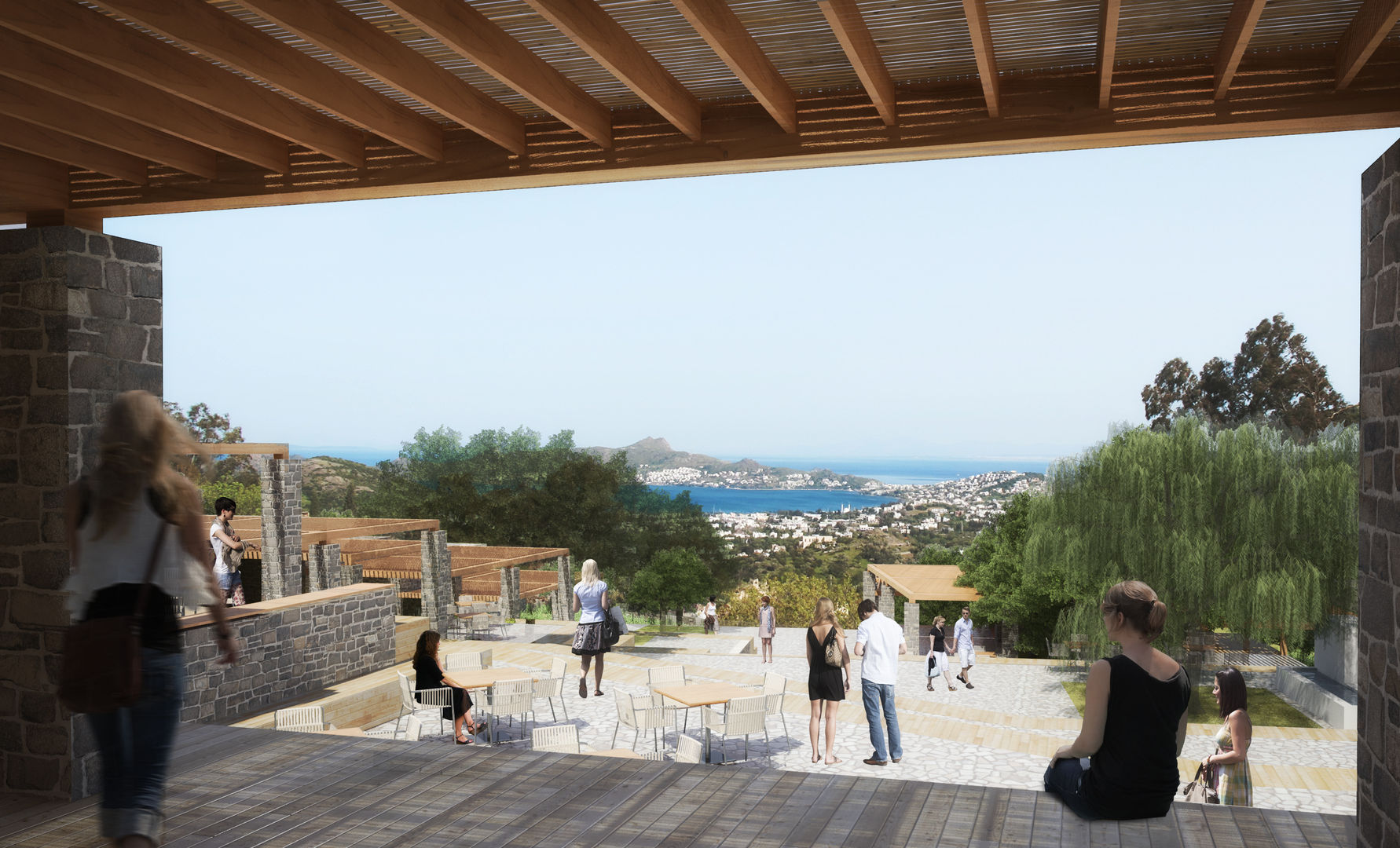 Sandima Village Renovation Project, Atelye 70 Planners & Architects Atelye 70 Planners & Architects Jardines mediterráneos