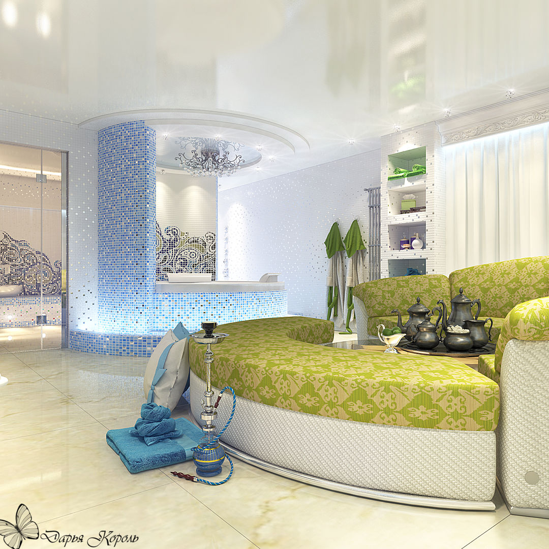 hamam and spa relax room, Your royal design Your royal design Spa Gaya Asia