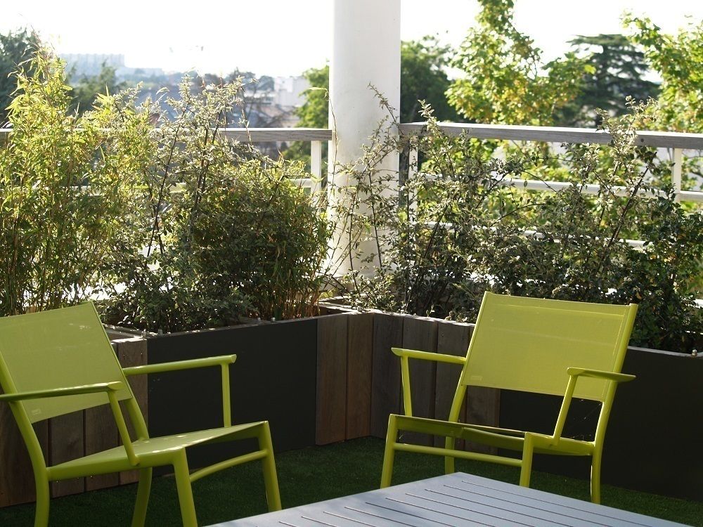 TERASSE 70 m2 Nantes centre ville, SO GREEN SO GREEN Modern style balcony, porch & terrace