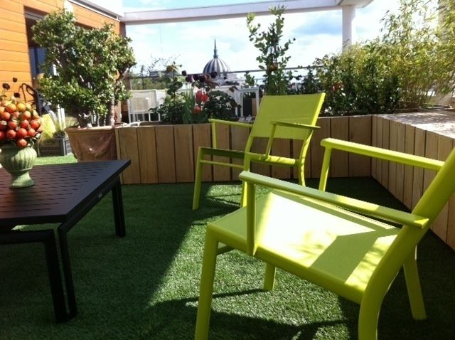 TERASSE 70 m2 Nantes centre ville, SO GREEN SO GREEN モダンデザインの テラス