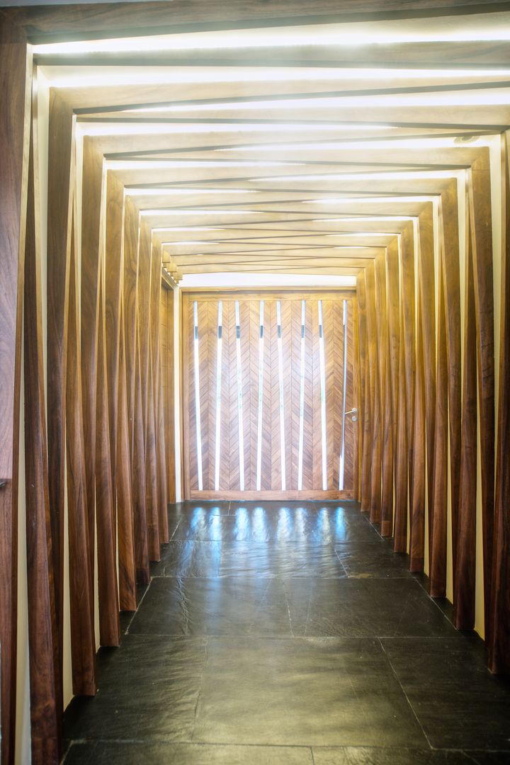 Casa SDLV, sanzpont [arquitectura] sanzpont [arquitectura] Modern Corridor, Hallway and Staircase