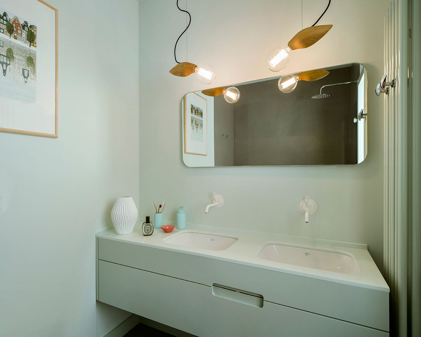 Ażur w Pastelach, Pracownia Projektowa Poco Design Pracownia Projektowa Poco Design Eclectic style bathrooms