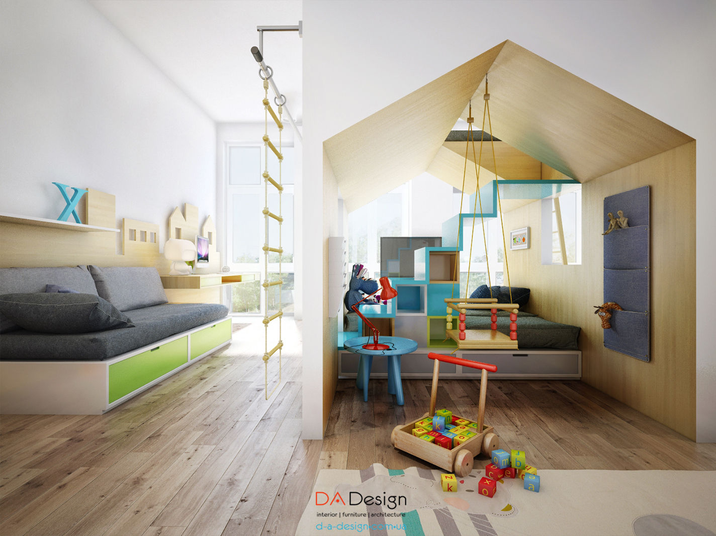 Villagio Townhouse, DA-Design DA-Design Minimalist nursery/kids room