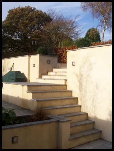 Main steps to lower levels. Westacott Gardens