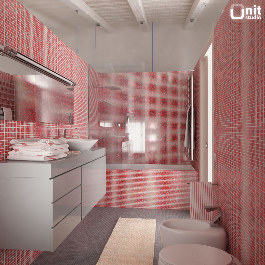 Palazzo Pontecorvo - Padua, UNIT Studio UNIT Studio Ванная комната в стиле модерн